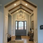 Large Open Beam Ceiling Entryway