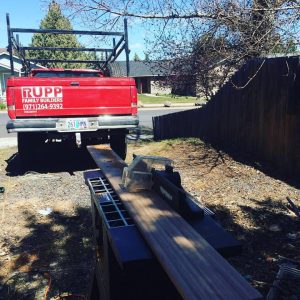 Rupp Family Builders Bend Big Red Truck
