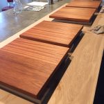 Handmade Wood Cabinet Doors Stained