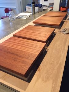 Handmade Wood Cabinet Doors Stained